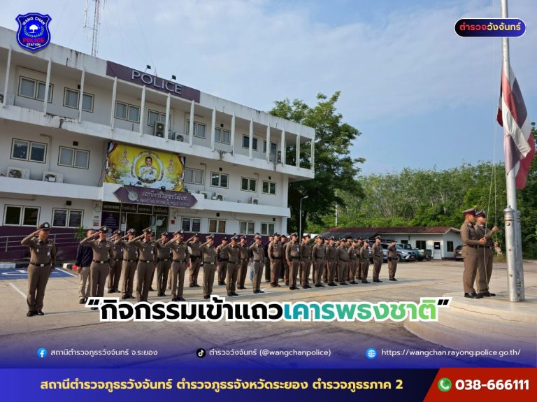 กิจกรรมเข้าแถวเคารพธงชาติ